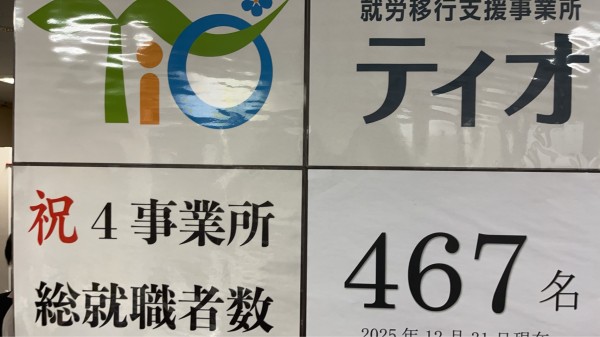 就労移行支援事業所ティオのブログ記事の画像